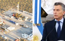 The deal comes after President Macri reached an agreement with oil companies and unions last month to stimulate investment in Vaca Muerta