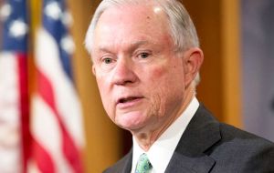 Earlier Thursday, Sessions bowed to intense political pressure and recused himself from any investigation related to Trump's 2016 presidential campaign.