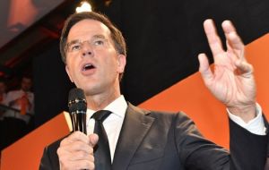 Following Brexit and Donald Trump's election, “the Netherlands said, 'Whoa!' to the wrong kind of populism,” said PM Rutte, who is now poised for a third term