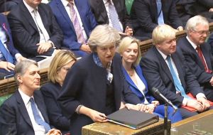 Mrs May will address MPs in a statement to the House of Commons following her regular weekly session of Prime Minister’s Questions on March 29.