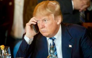 President Donald Trump spoke by phone to British Prime Minister Theresa May to offer his condolences and to praise the effective response of UK security services.