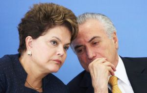 Ex President Rousseff and Temer are accused of taking undeclared campaign funds from corrupt donors. 
