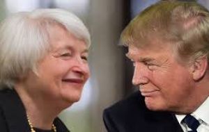 Trump anticipated he would not nominate Yellen for a second term, but in an  interview on Wednesday he said he “respects” the Fed chair.