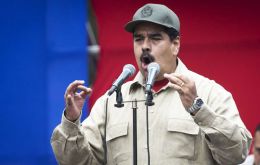 “Today the people stood by Maduro!” the president said, blasting his rivals as “anti-Christs.” “We've triumphed again! Here we are, governing, governing”