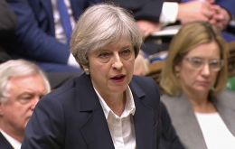 Mrs May told MPs: “There are three things a country needs, a strong economy, strong defence and strong, stable leadership”