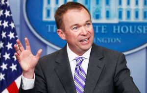 Budget director Mick Mulvaney said the administration plans to include US$200 billion for new infrastructure spending in its fiscal year 2018 budget. 