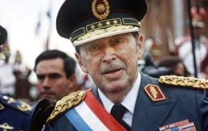 Paraguay was controlled by military ruler General Alfredo Stroessner who seized power in a coup, from 1954 until 1989.