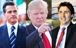 ”Late this afternoon, President Donald J. Trump spoke with both President Peña Nieto of Mexico and Prime Minister Trudeau of Canada.