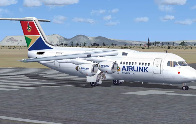  SA Airlink successfully carried out the flight operation on Wednesday using a British Aerospace 146 Avro RJ85 aircraft.  