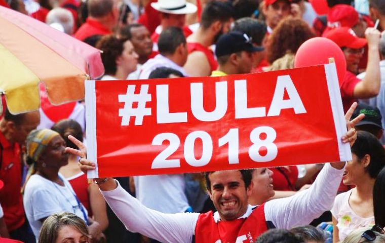 Although Lula currently leads in opinion polls, his legal problems mean he has a steep path to climb. 