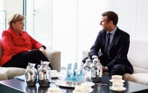 President Macron having strong pro-EU views and in his visit to meet Merkel he is expected to push for Euro reform: a common budget and its own finance minister