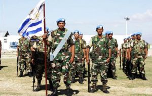 Uruguay is one of the main military contributors to peacekeeping operations and has troops displayed in Africa and Asia  