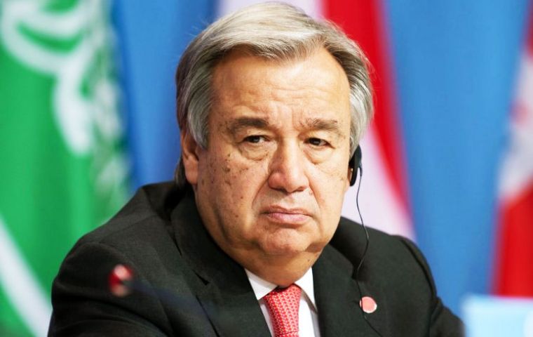 UN secretary general Antonio Guterres has been lobbying Congress members on the importance of international peacekeeping.
