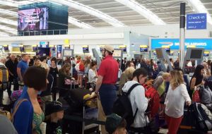 All flights operated from Gatwick on Sunday but more than a third of services from Heathrow - mostly to short-haul destinations - were cancelled.