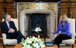 In her second visit to Argentina Ms Mogherini met with President Mauricio Macri and Foreign Affairs minister, Susanna Malcorra. 