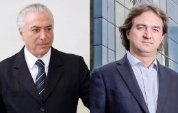 Brazilian media say the questions focus on a conversation between Temer and one of the owners of meatpacker JBS, executive Joesley Batista 