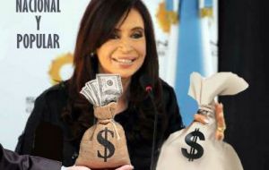 Cristina was born to a very poor home, the daughter of a bus driver, and obviously had to obtain money to make politics. So it is fine she managed to make the money