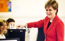 First Minister Nicola Sturgeon said that the SNP had won the election in Scotland, with the party achieving its second best performance ever in a Westminster election. 