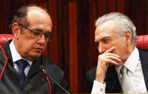 Judge Gilmar Mendes, who has called Temer “a friend of many years,” cast the decisive vote to keep Temer in office. 