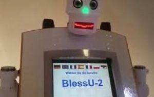 “We wanted people to consider if it is possible to be blessed by a machine, or if a human being is needed,” explained spokesman Stephan Krebs