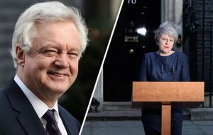 David Davis has faith in PM Theresa May to lead UK through Brexit
