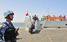 It will be China's first overseas naval base, though Beijing officially describes it as a logistics facility. Xinhua said had departed “to set up a support base in Djibouti”. (Pic Reuters)