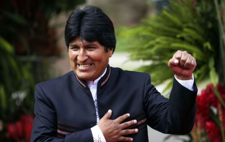 Bolivia is now in the process of becoming a member of Mercosur and Morales attended the group’s summit in Argentina last week.
