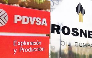 PDVSA agreed in the catch-up plan to compensate Rosneft for the delayed cargoes, since the oil is being sent in lieu of payment for loans.
