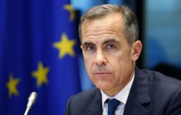  ”It's evident...that uncertainties about the eventual relationship (with EU) are weighing on the decisions of some businesses”, said Mark Carney 