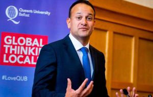 Speaking to an invited audience at Queen's University, Belfast, Mr Varadkar said: “Every single aspect of life in Northern Ireland could be affected by Brexit.”