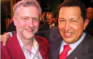 Corbyn is a long-time admirer of Hugo Chavez whom he described in 2013 as “an inspiration to all of us fighting back against austerity and neoliberal economics” 
