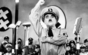 The hacked Electoral Tribunal website showed a clip from Charlie Chaplin film The Great Dictator.  