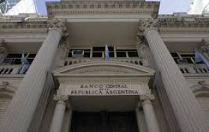 The Central bank intervened on Monday with US$ 165 million to keep the exchange rate below 18 Pesos to the US dollar