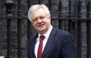 Brexit Secretary David Davies wants a limited period to implement any customs arrangements including considerations relating to Ireland “unique circumstances” 