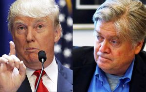 Trump was increasingly frustrated with Bannon in recent weeks and dissatisfaction was compounded when he seemed to undercut the president on North Korea. 