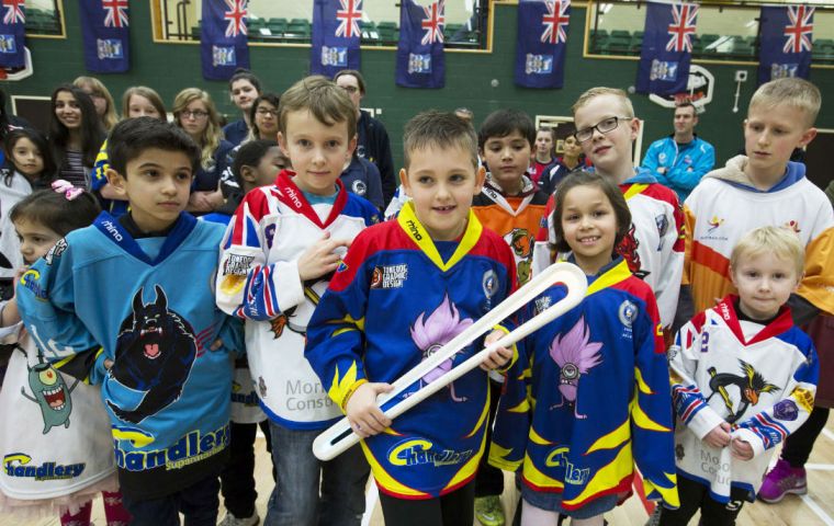 Children and athletes from every active sports club marked the Baton’s route 