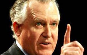 Lord Hain said the government should reconsider its “dogmatic insistence” on removing the UK from the ECJ. 