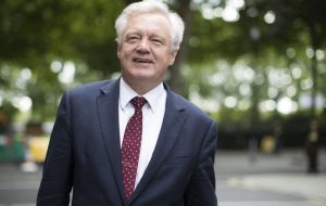 Brexit minister Davis said the papers will give businesses and consumers certainty and confidence in the UK's status as an economic powerhouse after it leaves the EU