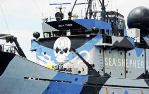 Mr. Watson said the Sea Shepherd was largely responsible for reducing Japan's annual whaling quota from 1,035 in 2005 to 333 at present.