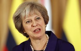 “I never think it's helpful for anybody to speculate on what is an ongoing investigation,” Theresa May said.
