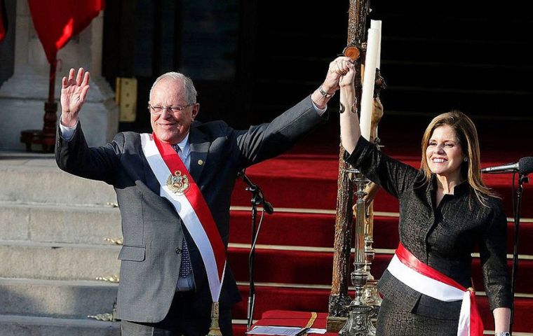 President Pedro Pablo Kuczynski made Vice President Mercedes Araoz