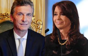 President Macri has a positive image with 44.2% of those polled in Buenos Aires province, with Cristina Fernandez trailing at 35.1%