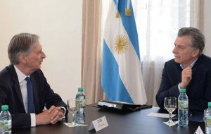 This is the second visit by a member of the UK Cabinet this year. The Chancellor of the Exchequer Philip Hammond was in Buenos Aires in August   