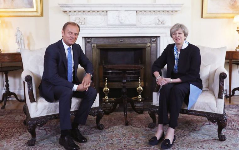 The meeting at Downing Street will be held in parallel with the fourth round of Brexit talks in Brussels.