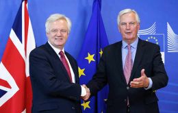 “There are no excuses for standing in the way of progress,” Davis said in a brief statement to reporters alongside Barnier at the EC headquarters in Brussels.