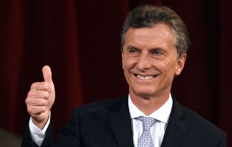 The announcement is good news for President Mauricio Macri’s “Let’s Change” coalition ahead of mid-term congressional elections next month. 