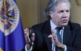 Almagro was scheduled to open the cyber-security forum organized by OAS, IDB and Canada in Montevideo   