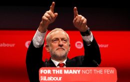 Corbyn said the June 8 general election, “Is a result that has put the Tories on notice and Labour on the threshold of power” said to loud applause.