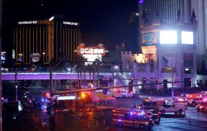 Paddock killed himself as police stormed the Mandalay Bay Hotel room where 10 guns were found. Investigators have found no link to international terrorism