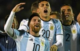 Argentine superstar Lionel Messi celebrated on Tuesday evening in Quito and can now look forward to his fourth appearance at the World Cup finals next year in Russia
